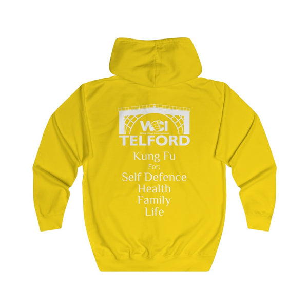 "WCI Telford - Wing Chun for Self defence, Health, Family, Life" Full Zip Hoodie