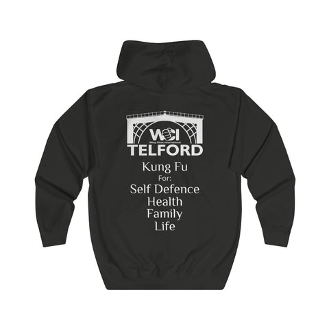 "WCI Telford - Wing Chun for Self defence, Health, Family, Life" Full Zip Hoodie