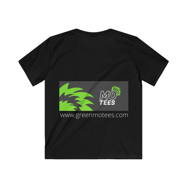 Kids green mo tee