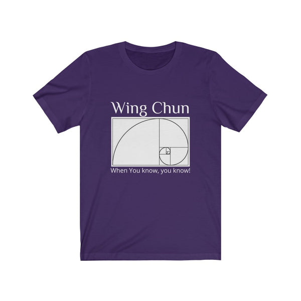 "Wing Chun - when You know, you know" - Spiral Tee