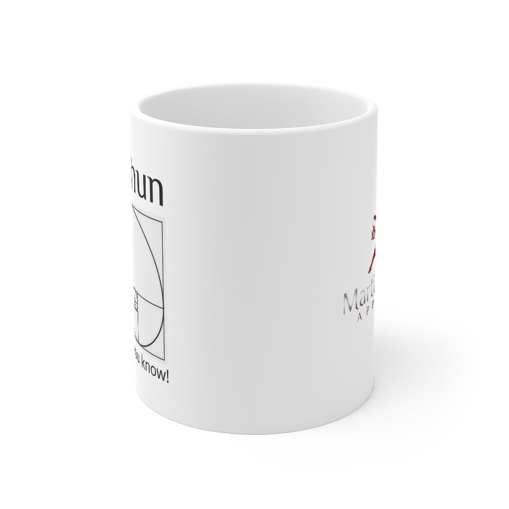 "Wing Chun, when you know, you know!" spial design Mug 11oz